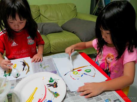 Creativity 521 #72 - Blot painting for kids