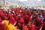 We were lucky enough to hear the Dalai Lama speak twice, once in a small village in Zanskar, and again at a very important Tibetan Buddhist ritual where 200,000 people gathered.