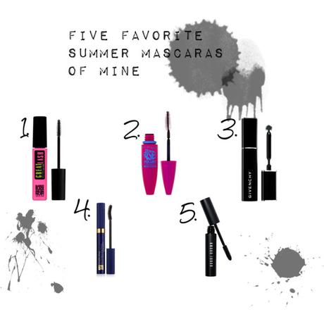 Five Favorite Summer Mascaras Of Mine