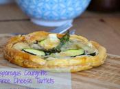 Asparagus Courgette Three Cheese Tartlets