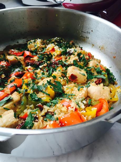 Sundried Tomato and Bell Pepper Chicken Bites