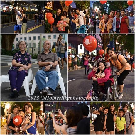 Pedestrian Night On Orchard Road