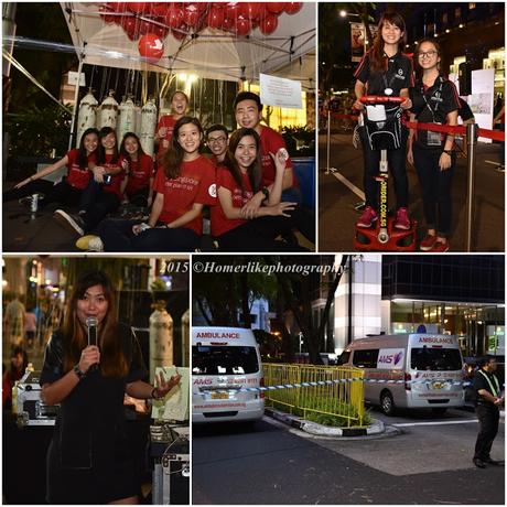 Pedestrian Night On Orchard Road