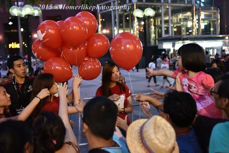 Pedestrian Night On Orchard Road