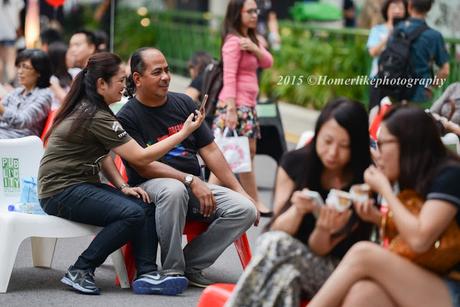 Pedestrian Night On Orchard Road