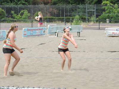 Sand Volleyball with A Great Friend