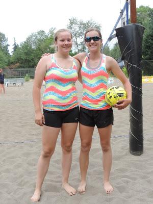 Sand Volleyball with A Great Friend