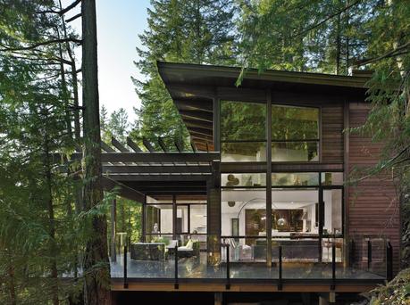 Prefab house in British Columbia