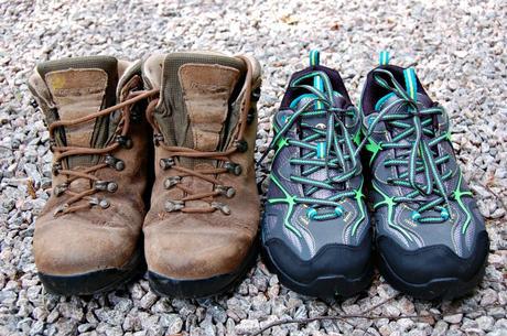 Merrell - Old and new walking boots