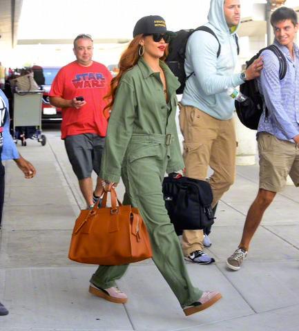 Rihanna Spotted Recording