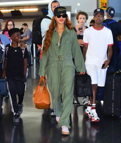 Rihanna Spotted Recording