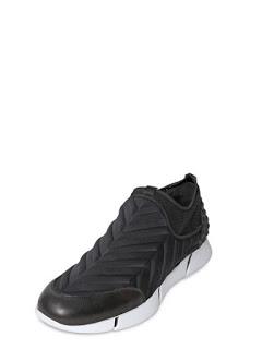 Perfed and Padded:  Elena Iachi 20MM Perforated Neoprene Slip-On Sneaker