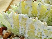 Iceberg Wedge Salad with Bacon, Croutons Buttermilk Herb Dressing