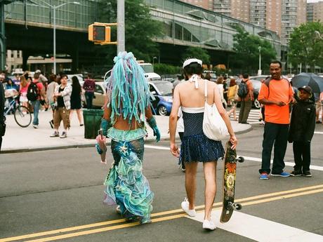 The Coney Island Mermaid Parade - on 35mm