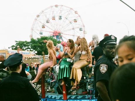 The Coney Island Mermaid Parade - on 35mm
