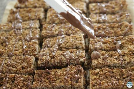 Chocolate Nut Granola Bars