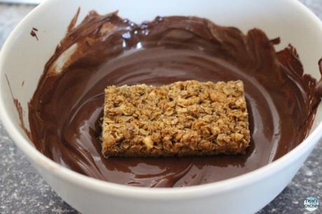 Chocolate Nut Granola Bars