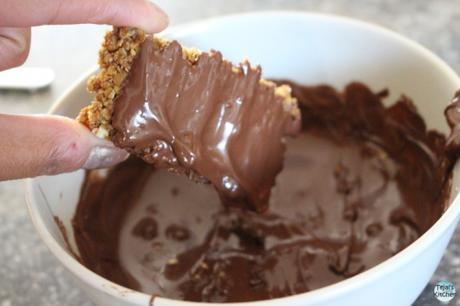 Chocolate Nut Granola Bars