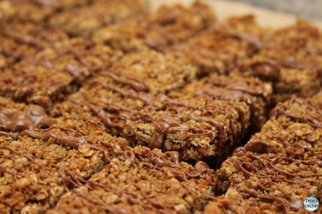 Chocolate Nut Granola Bars