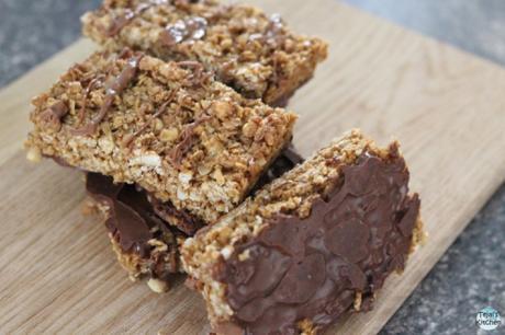 Chocolate Nut Granola Bars
