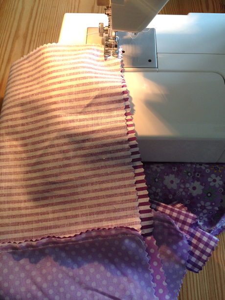 Sewing a Patchwork Loop Scarf