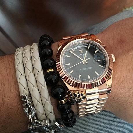 Rose gold Rolex Sky Dweller