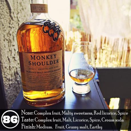 Monkey Shoulder Blended Malt Whisky Review