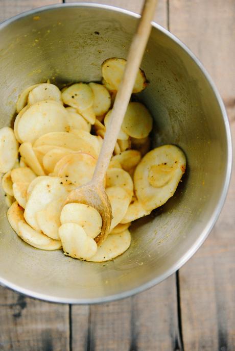 Turnip Chips and Dip // www. WithTheGrains.com