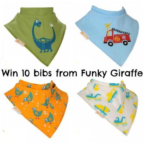 Win 10 bibs from Funky Giraffe