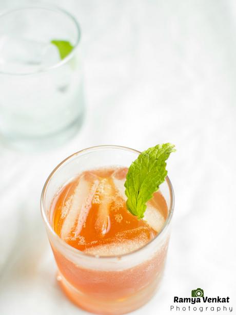 iced lemon tea recipe - summer drinks