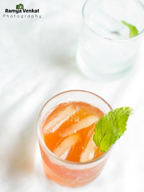 iced lemon tea recipe - summer drinks