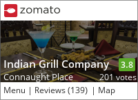 Click to add a blog post for Indian Grill Company on Zomato