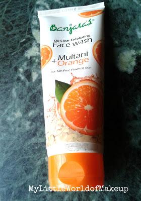 Banjara's Oil Clear Exfliating Multani + Orange  Face Wash Review