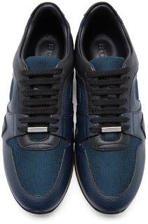 Never-ending Navy:  Burberry Prorsum Field Sneakers