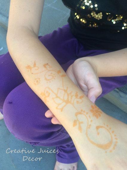 Henna Tattoo FUN! A Great teenage PARTY idea.