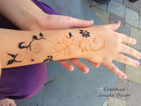 Henna Tattoo FUN! A Great teenage PARTY idea.