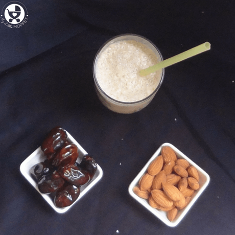 Date Almond Milkshake for Toddlers