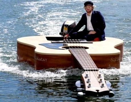 Guitar Shaped Boat 