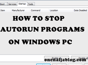Stop Auto Start Programs Windows