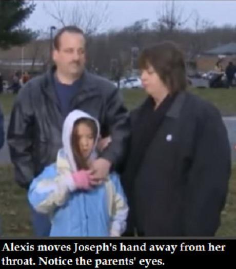 Sandy Hook dad had choke-hold on daughter during media interview