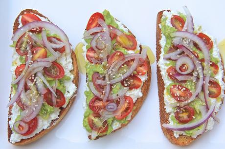 Amazing Open Faced Sandwich