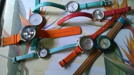 Me with a Series of Mint & Orange Watches!!