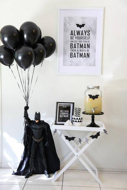 Love this Batman themed party by Sugar Coated Mama