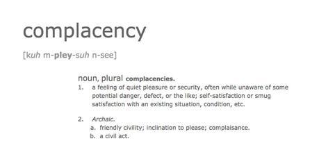 complacency_definition