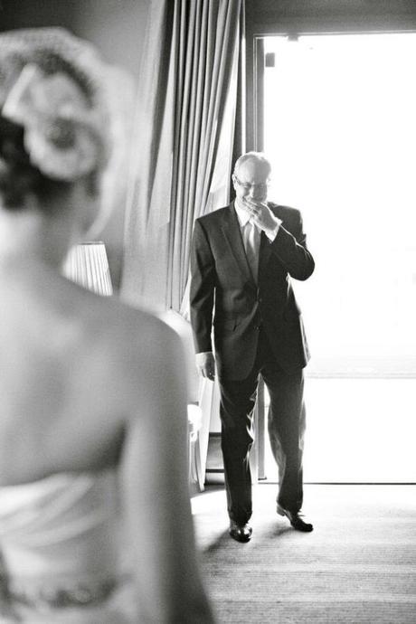 Father Daughter First Look, Father Daughter look on wedding day