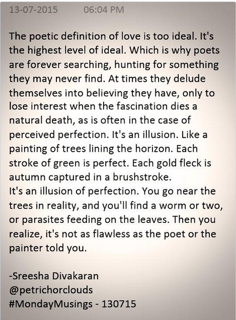 The Poetic Definition Of Love [#MondayMusings]