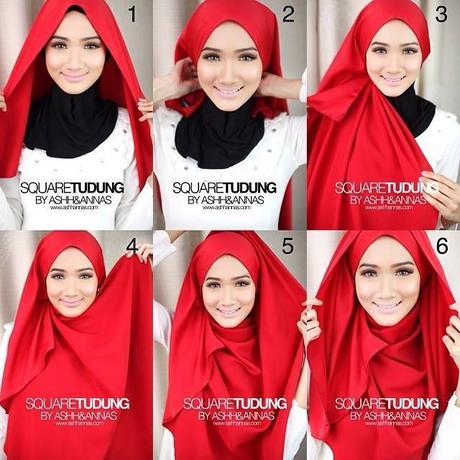 Tutorial: 5 Easy-to-Wear Square Hijab Styles in Photos