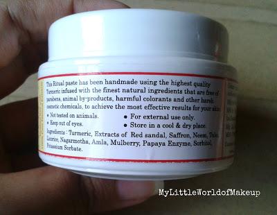 Auravedic Bridal Haldi Skin Lightening Mask Review