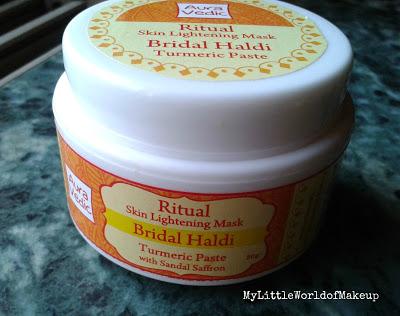 Auravedic Bridal Haldi Skin Lightening Mask Review