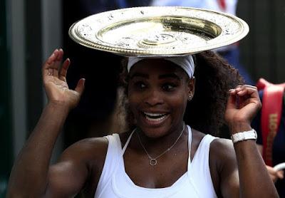 Karagattam - Serena Williams and ......Venus Rosewater dish